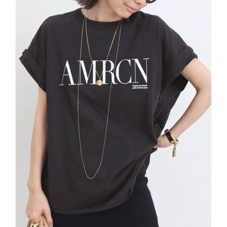 アパルトモンドゥーズィエムクラス(L'Appartement DEUXIEME CLASSE)の【タグ付き】アパルトモン 【AMERICANA/アメリカーナ】 T-SHIRT(Tシャツ/カットソー(半袖/袖なし))