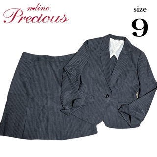 アオヤマ(青山)のnlineprecious 洋服の青山　スカートスーツ　夏用スーツ　サイズ9号(スーツ)