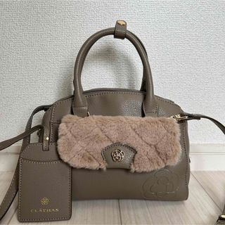 極美品 CLATHAS レディース 2way ショルダーバッグ ハンドバッグ