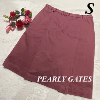 パーリーゲイツ PEARLY GATES ♡ スカート　ゴルフスカート　S (ひざ丈スカート)