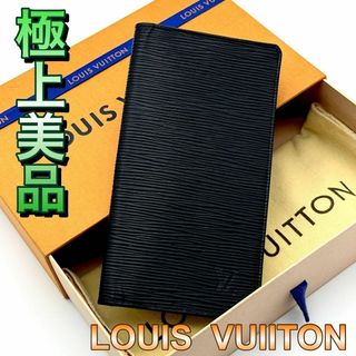 ルイヴィトン(LOUIS VUITTON)のルイヴィトン　ポルトフォイユブラザエピ　ノワール長財布(財布)