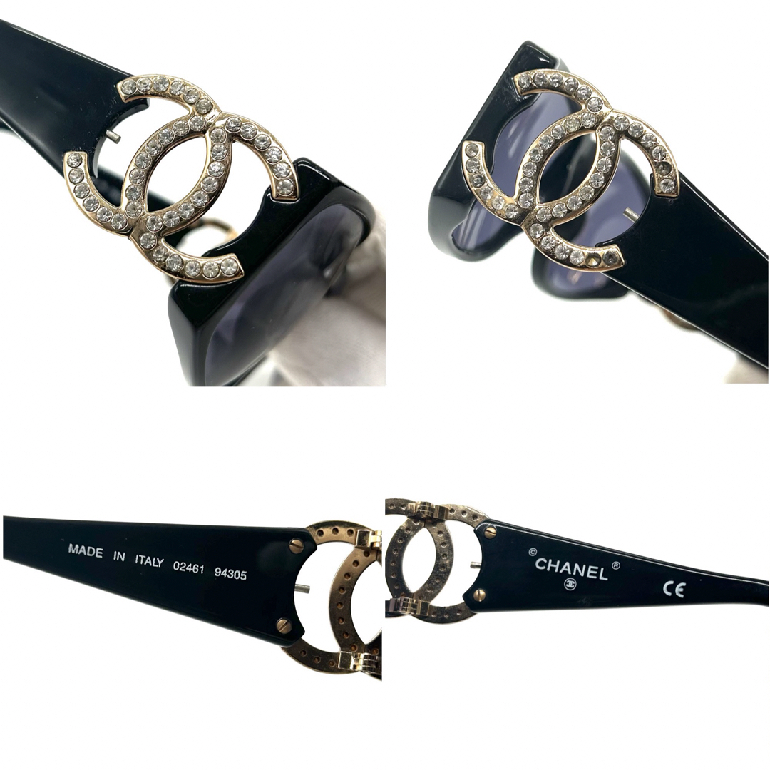 CHANEL シャネル サングラス ココ ラインストーン ヴィンテージ CHANEL シャネル サングラス ココ ラインストーン ヴィンテージ
