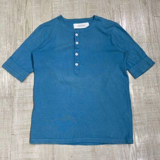 カーリー(CURLY&Co.)のCURLY Henry neck Cutsaw カットソー 日本製 SIZE 1(Tシャツ/カットソー(半袖/袖なし))