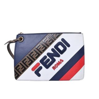 フェンディ(FENDI)のFENDI × FILA フェンディ クラッチバッグ(クラッチバッグ)