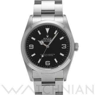 ロレックス(ROLEX)の中古 ロレックス ROLEX 114270 F番(2004年頃製造) ブラック メンズ 腕時計(腕時計(アナログ))