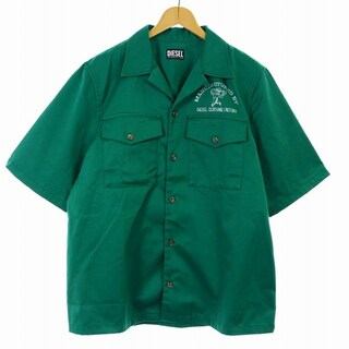 DIESEL - DIESEL S-MAC シャツ カジュアルシャツ オープンカラー 半袖 M