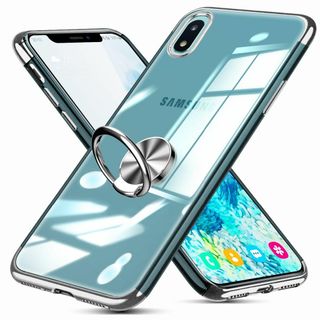 【サイズ:GalaxyA20_色:シルバー】Galaxy A20 ケース リング(その他)