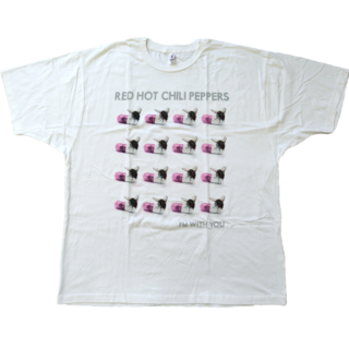 アンビル(Anvil)のレッドホットチリペッパーズ　©2011　Tシャツ　2XL　白　ロック　バンド *(Tシャツ/カットソー(半袖/袖なし))