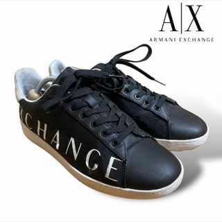 ARMANI EXCHANGE - 【匿名発送・送料無料】ARMANI EXCHANGE スニーカー 靴 ブラック