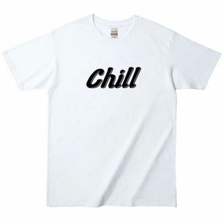 ギルタン(GILDAN)のTW-165  チル chill エモい 大麻(Tシャツ/カットソー(半袖/袖なし))