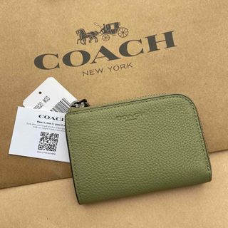 コーチ(COACH)のキーホルダー　キーケース　キーリング　グリーン(キーケース)