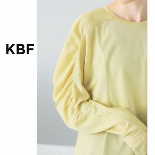 KBF - KBF　ケービーエフ　長袖　カットソー　黄色　イエロー　ボリューム袖