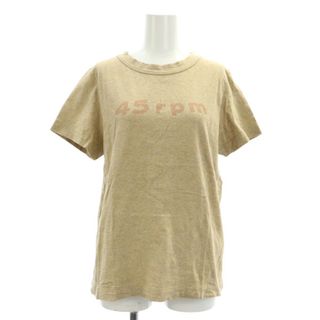 フォーティーファイブアールピーエム 45rpm ロゴ Tシャツ カットソー 半袖