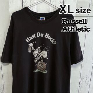 Russell Athletic - Russell Athletic　Tシャツ　ブラック　キャラクター　USA古着