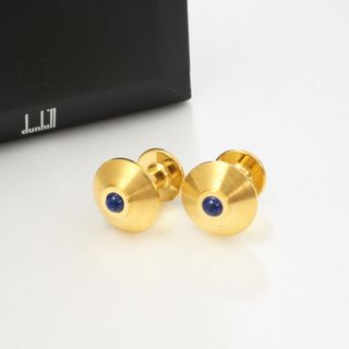 ダンヒル(Dunhill)の■美品■dunhill ダンヒル カフリンクス カフスボタン ラピスラズリ ALFRED DUNHILL アルフレッドダンヒル アクセサリー ブランド古着【中古】20230501/GN1253(カフリンクス)