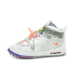 ナイキ(NIKE)のナイキ NIKE × オフホワイト OFF WHITE ■ 【 AIR FORCE 1 MID White DO6290 100 】 エア フォース 1 ミッド ホワイト スニーカー　f22198(スニーカー)