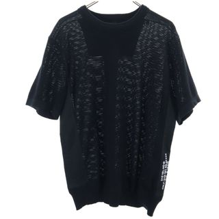 ディーゼル(DIESEL)のディーゼル 半袖 メッシュ カットソー L ブラック DIESEL メンズ(Tシャツ/カットソー(半袖/袖なし))