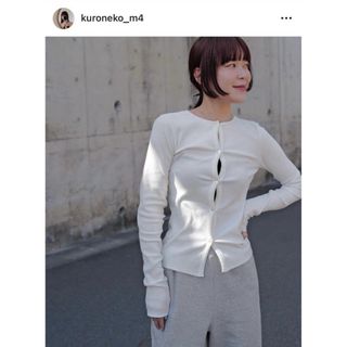 プラージュ(Plage)のplage  O / rib cardigan(カーディガン)