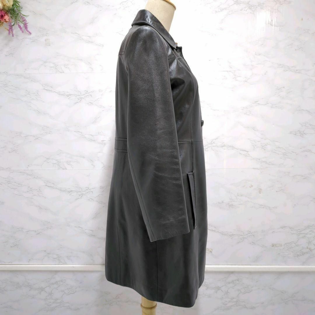 美品】ZORRONUEZ ゾロヌーズ 羊革 本革 ラムレザー ロングコート 美品】ZORRONUEZ ゾロヌーズ 羊革 本革 ラムレザー ロングコート