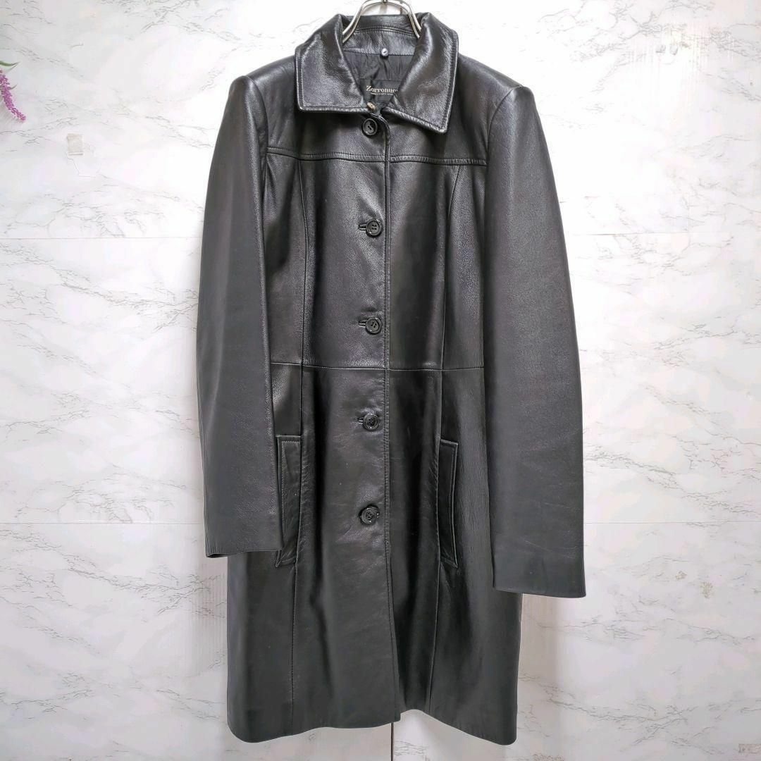 美品】ZORRONUEZ ゾロヌーズ 羊革 本革 ラムレザー ロングコート 美品】ZORRONUEZ ゾロヌーズ 羊革 本革 ラムレザー ロングコート