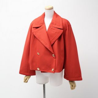 ■美品■ヴィンテージ■valentino ヴァレンティノ ジャケット サイズ8 クロップド ショート イタリア製 old vintage ブランド古着【中古】20230502/GN2923(ノーカラージャケット)