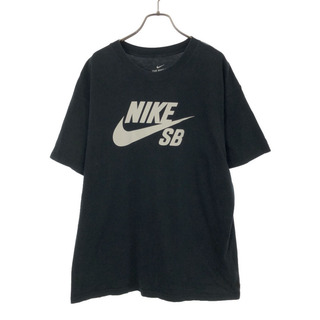 ナイキ(NIKE)のナイキ ロゴプリント 半袖 Tシャツ XXL ブラック NIKE ビッグサイズ メンズ(Tシャツ/カットソー(半袖/袖なし))