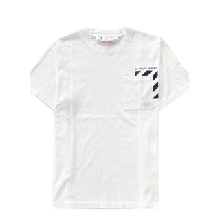 OFF-WHITE - オフホワイト/Diag pkt slim Tシャツ/White