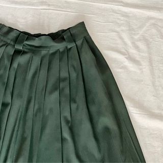 khaki skirt ／ vintage(ロングスカート)