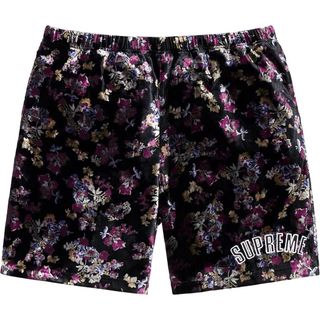 シュプリーム(Supreme)のSupreme Floral Velour Short 【S】(ショートパンツ)