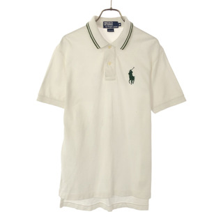 ポロバイラルフローレン 半袖 ポロシャツ M ホワイト Polo by Ralph Lauren メンズ(ポロシャツ)