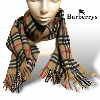 バーバリー(BURBERRY)の【匿名発送・送料無料】Burberrys カシミヤ100% マフラー チェック(マフラー/ショール)