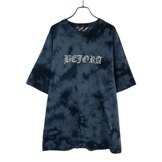 ビジョーラ プリント 半袖 タイダイ Tシャツ XL ブルー系 BEJORA メンズ(Tシャツ/カットソー(半袖/袖なし))