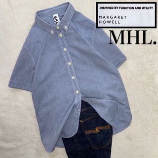 エムエイチエル(MHL.)のMHL. by MARGARET HOWELL 使用感ない美品　S位　家洗い可(シャツ/ブラウス(半袖/袖なし))