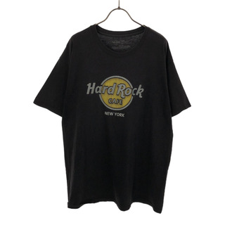 Hard Rock CAFE - ハードロックカフェ プリント 半袖 Tシャツ L ブラック HARD ROCK CAFE メンズ