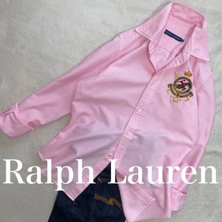 ポロラルフローレン(POLO RALPH LAUREN)のRalph Lauren 使用感ない美品　M位　正規品　家洗い可　ボタンダウン(シャツ/ブラウス(長袖/七分))