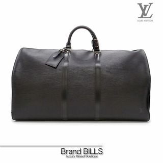 ルイヴィトン(LOUIS VUITTON)の未使用品 ルイ ヴィトン キーポル55 ボストンバッグ M42952 エピ ノワール ブラック ゴールド金具 ユニセックス(ボストンバッグ)