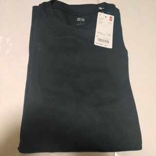 ユニクロ(UNIQLO)の■ ユニクロ　ソフトタッチ クルーネックT　長袖L　Black(Tシャツ/カットソー(七分/長袖))