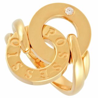 ピアジェ(PIAGET)のピアジェ PIAGET ポセション ロゴ リング 指輪 ダイヤモンド #48 K18YG ラウンド サークル レディース【中古】(リング(指輪))