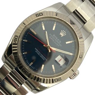 ロレックス(ROLEX)の　ロレックス ROLEX ターノグラフ 116264 ブルー K18WG/SS 自動巻き メンズ 腕時計(その他)