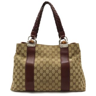 グッチ(Gucci)のグッチ GGキャンバス バンブー トートバッグ （12430912）(トートバッグ)