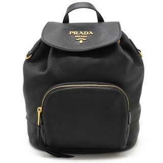 プラダ(PRADA)のプラダ バックパック リュックサック レザー NERO 黒 （12440274）(リュック/バックパック)