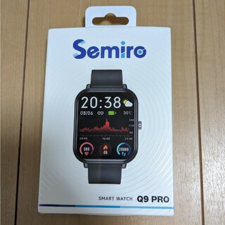 【新品未使用】スマートウォッチ IP68防水 iPhone　保証書付き(腕時計(デジタル))