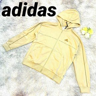 アディダス(adidas)の【新品】☆adidas☆アディダス☆ゴルフ☆トップス☆パーカー☆ベージュ☆M☆(ウエア)