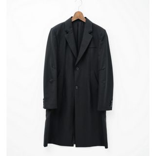 アンダーカバー(UNDERCOVER)の■美品■2022SS■UNDERCOVER アンダーカバー プリーツ シングルコートUC1B4101 メンズ サイズ2 ブラック ブランド古着【中古】20230526/GN4920(チェスターコート)