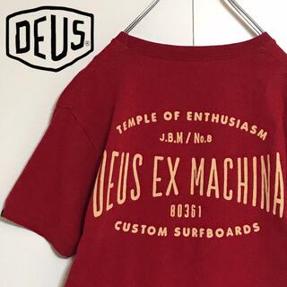 【XSサイズ】デウスエクスマキナ　ロゴ入りTシャツ  バックプリント　K916(Tシャツ/カットソー(半袖/袖なし))