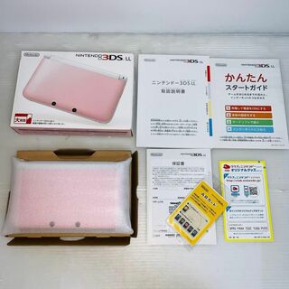 美品【560】ニンテンドー 3DS LL ピンク×ホワイト(携帯用ゲーム機本体)