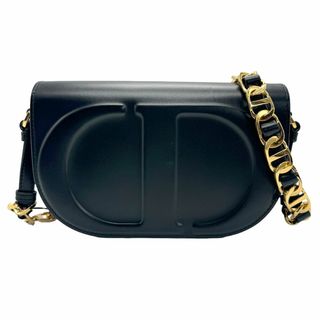 クリスチャンディオール Christian Dior ショルダーバッグ CD SIGNATURE レザー ブラック レディース 送料無料【中古】 z1273