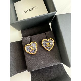 シャネル(CHANEL)のシャネル　24P デニムピアス(ピアス)