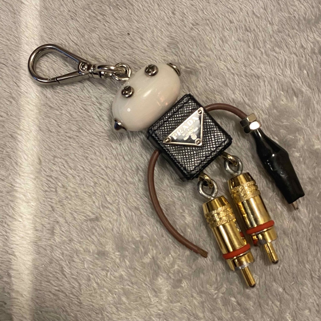 PRADA 【新品】プラダ バッグチャーム キーホルダー ロボット