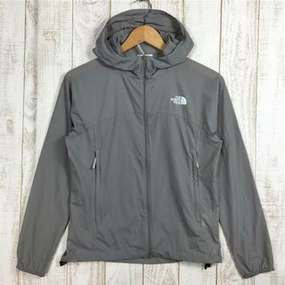 ザノースフェイス(THE NORTH FACE)のWOMENs S ノースフェイス ストレッチ スワローテイル フーディ Stretch Swallowtail Hoodie ウィンドシェル ジャケット NORTH FACE NPW21915 SY Silt Grey グレー系(その他)